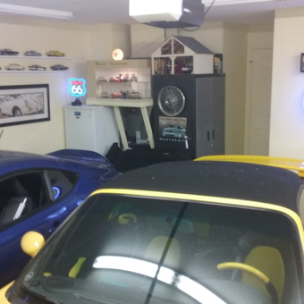 Garage with Neon Signs, Diecast Cars, and Sports Cars - Bryan from Stuart, FL