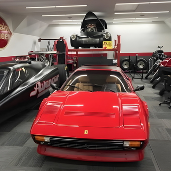 Exotic Cars, Race Car Lift, and Garage Decor - Mark from Northbrook, IL