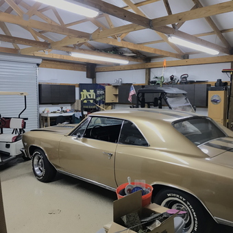 Classic Car, Golf Cart, and Storage Cabinets in Garage - JohnnyB from Hallsville, TX