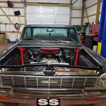 Classic Chevy Nova SS on Two Post Lift - Sonny from Locust Grove, OK
