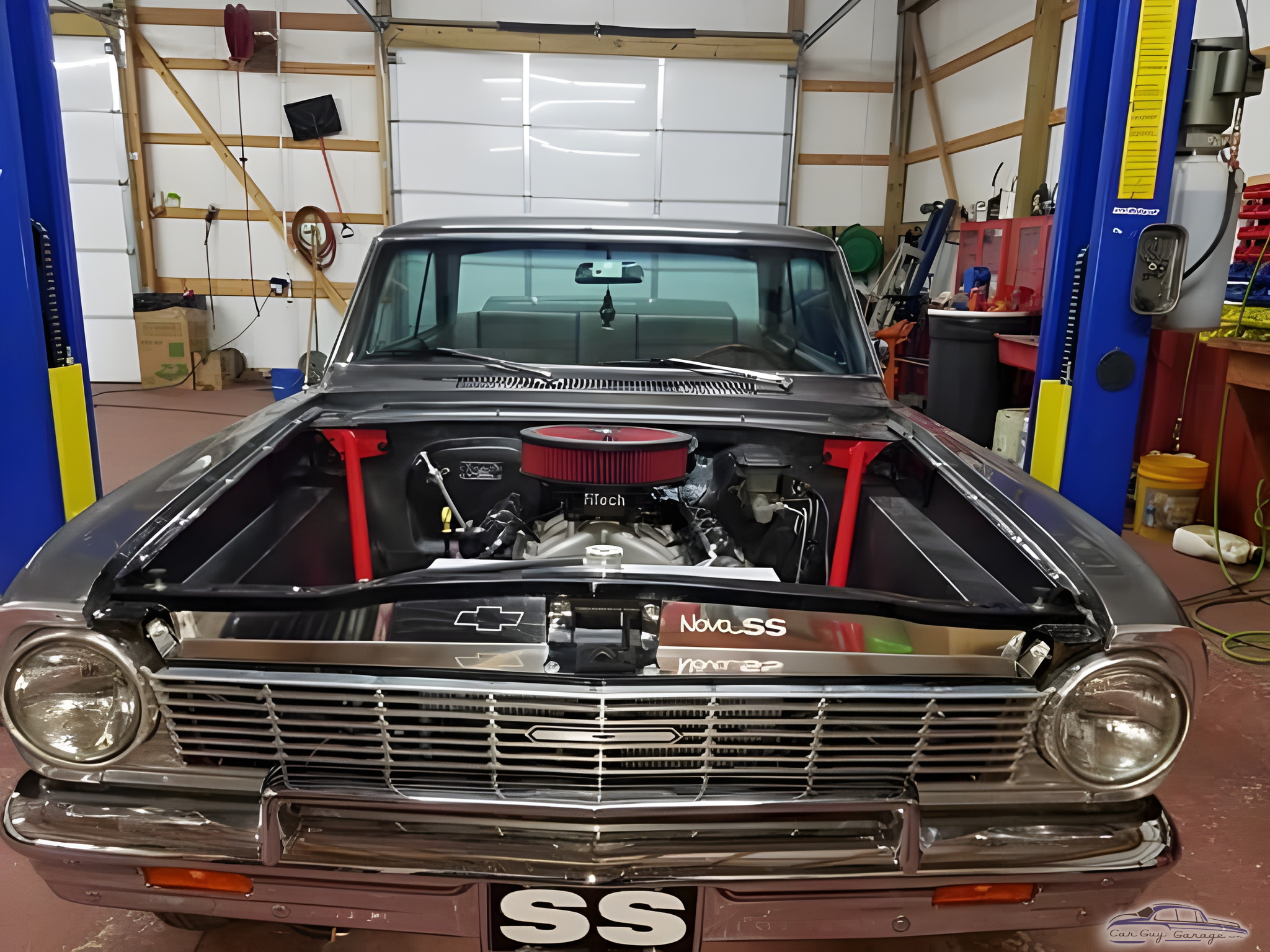 Classic Chevy Nova SS on Two Post Lift - Sonny from Locust Grove, OK