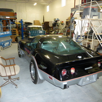 Classic Corvette and Garage Equipment with Car Lift - Keith from Caldwell, ID