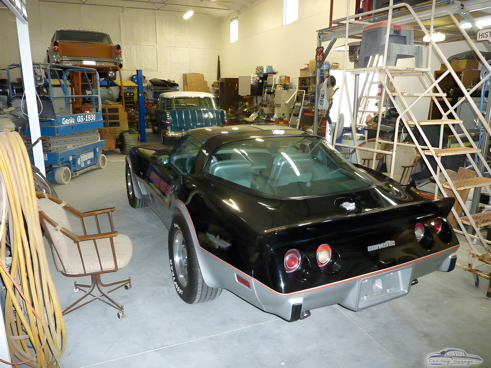 Classic Corvette and Garage Equipment with Car Lift - Keith from Caldwell, ID