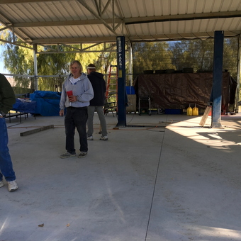 Spacious garage with car lift and tools - Dan from San Miguel, CA