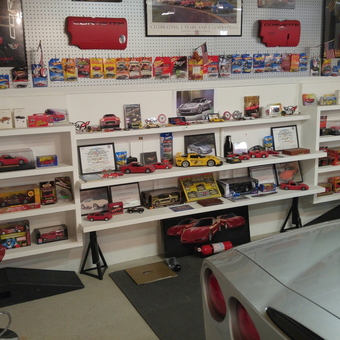 Corvette Diecast Car Display and Garage Decor - Bob from Douglasville, GA