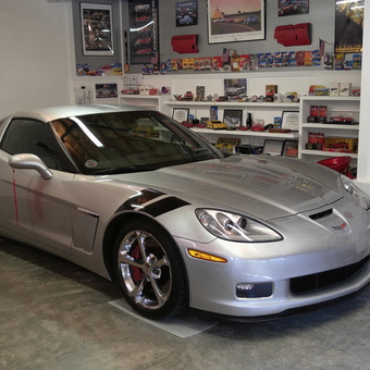 Corvette Garage with Wall Art and Diecast Models - Bob from Douglasville, GA