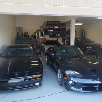Garage with Multiple Sports Cars and Car Lift - Guilly from PHOENIX, AZ