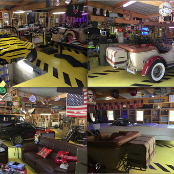 Classic Cars, Neon Garage Signs, and Vintage Decor - Didier