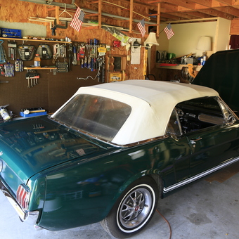Organized Garage With Classic Car and Tool Wall - Doug from Lugoff, SC