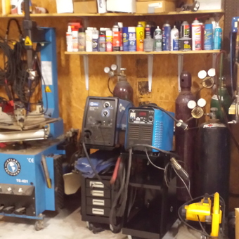 Well-Equipped Garage with Welders, Cabinets, and Tools - James from Winter Springs, FL