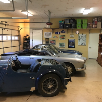 Classic Cars and Organized Storage in Home Garage - leif from Lincoln, CA