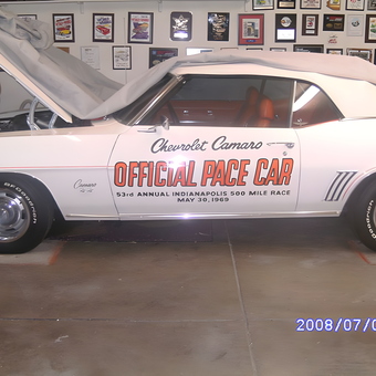 Classic Camaro Pace Car and Garage Decor - Monty from Tucson, AZ