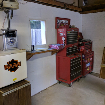 Garage with Craftsman Tool Chest and Mini Fridge - Scott from WESTLAND, MI