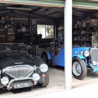 Classic Cars and Organized Garage Storage - Peter from Brisbane Australia