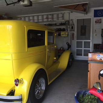 Classic Yellow Hot Rod and Organized Garage - Jack from Myrtle Beach, SC