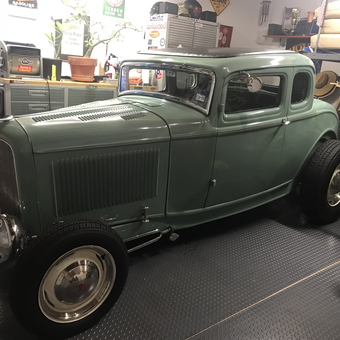 Classic Hot Rod in Organized Garage with Cabinets - PaBon from Sugar Land, TX