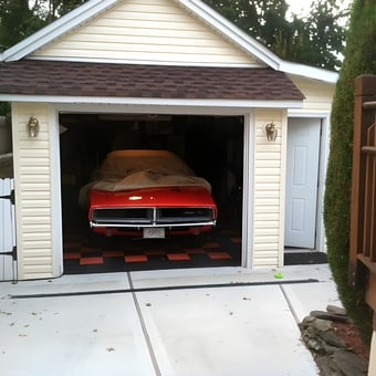 Classic Car in Tiled Floor Garage - 6T9CHGR from Staten Island, NY