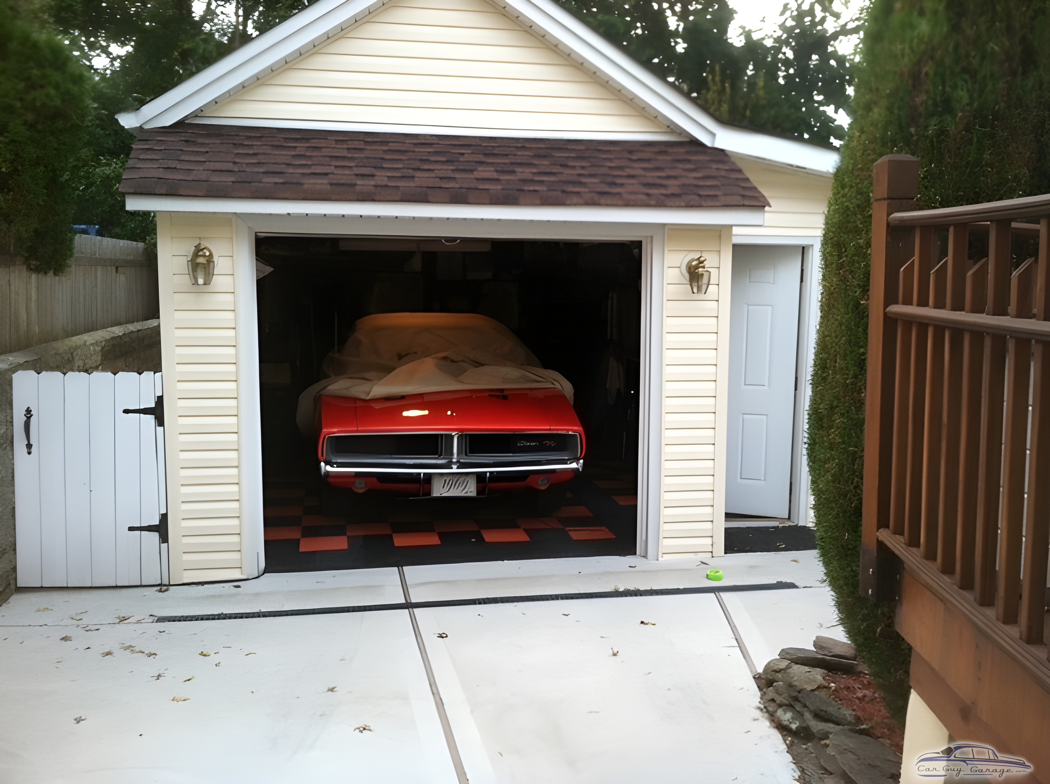 Classic Car in Tiled Floor Garage - 6T9CHGR from Staten Island, NY
