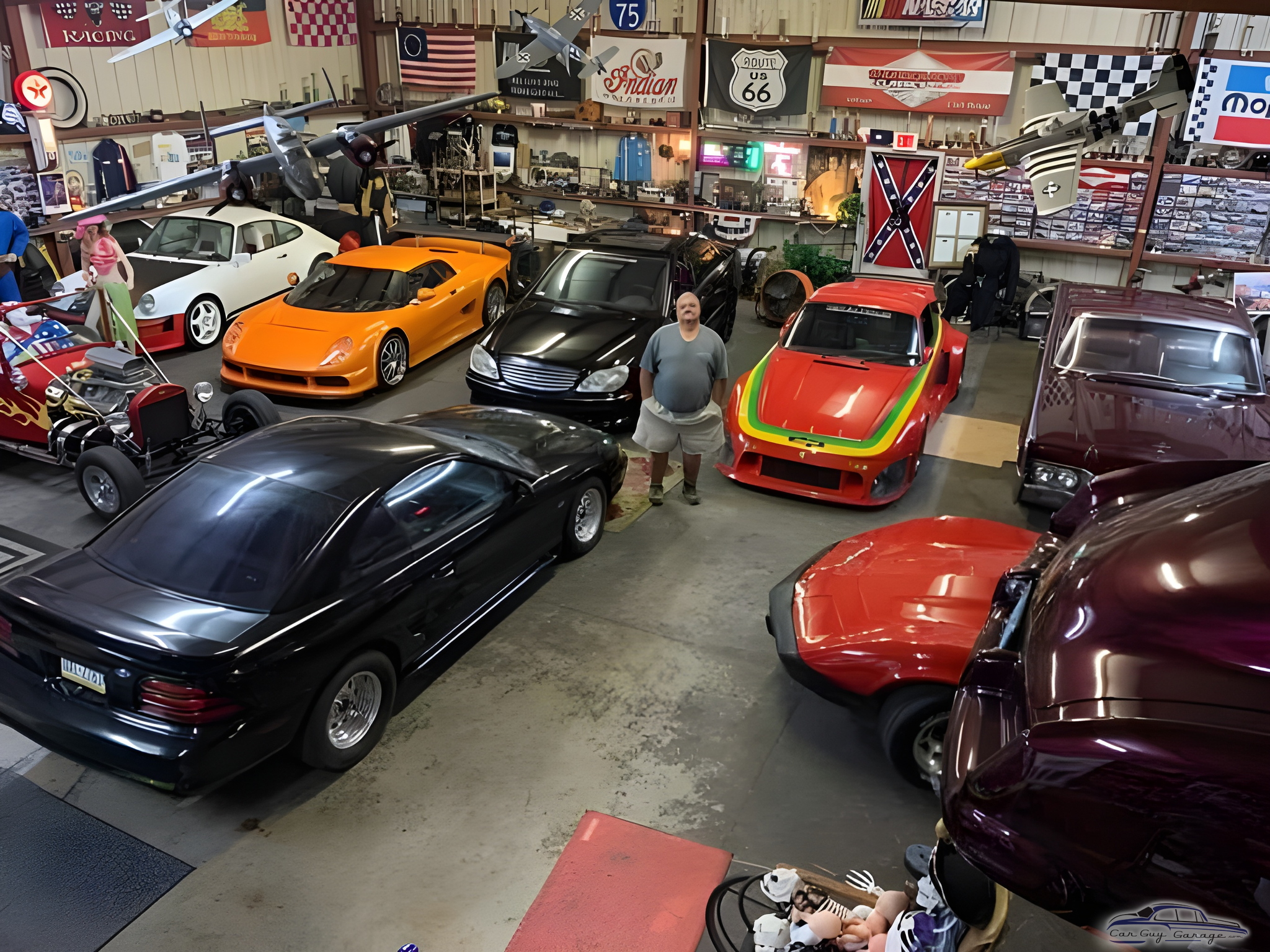 Classic and Sports Car Collection in a Decorated Garage - Travi from Bradenton, FL