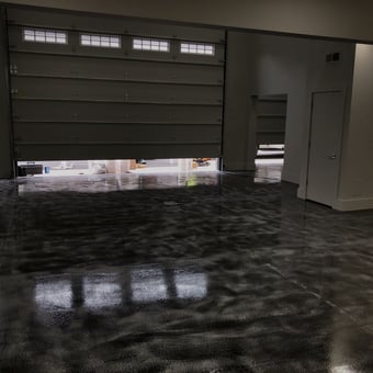 Epoxy Coated Garage Floor With Clean Walls - Greg from Bartlett, IL