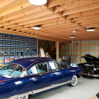 Classic Cars and Parts Storage Wall in Spacious Garage - UAACOG from Canon City, CO