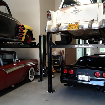 Classic Cars on Challenger Lifts in Spacious Garage - Robert from Port Hueneme, CA