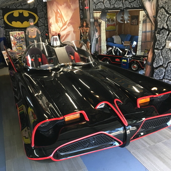 Batmobile Replica and Batman Decor Garage - Bill from Burtonsville, MD