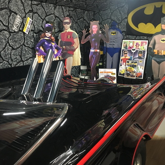 Batman Themed Garage with Batmobile and Decor - Bill from Burtonsville, MD