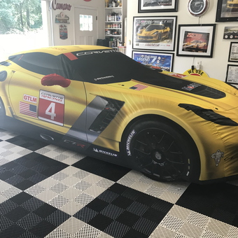 Corvette Car Cover and Garage Decor - Dan from Flowery Branch, GA