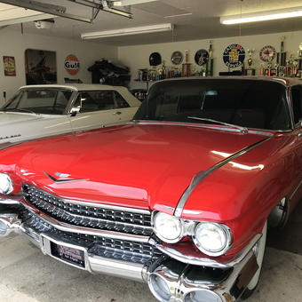 Classic Car Garage with Trophies and Wall Signs - Scotty from Xenia, OH