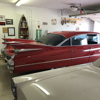 Classic Cars, Route 66 Decor, and Trophies in Garage - Scotty from Xenia, OH