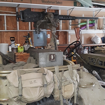 Military Jeep with Gear and Garage Shelving - Rick from Martinsburg, WV