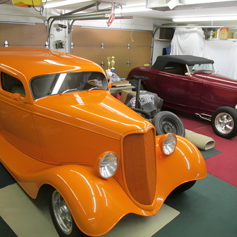 Classic Custom Hot Rods in a Detailed Garage - Jim from Huntingtown, MD