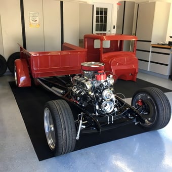 Classic Truck Restoration in Organized Garage - ROADENTS from Penn Valley, CA