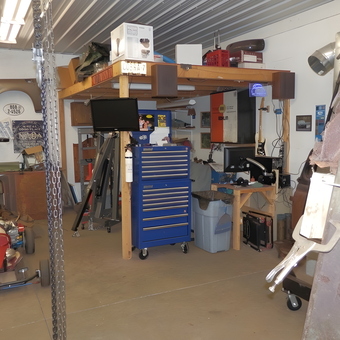 Well-Organized Garage With Tool Chest and Workbench - Richard from Sterling, NY