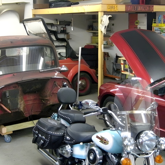 Classic Cars, Motorcycle, and Garage Storage Shelves - Richard from Sterling, NY
