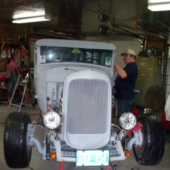 Classic Car Restoration in Garage with Tools - Chiecoq from Fairfield, VT