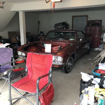 Classic car, tool chest, and garage chairs - Marge from Minoa, NY