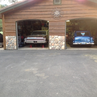 Classic Cars and Tools in Wooden Garage - Phil from Carson City, NV