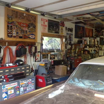 Organized garage with tools, storage, and wall art - Phil from Carson City, NV