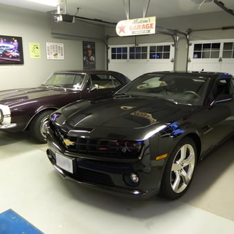 Classic and Modern Camaros in Polished Garage - Russ from Langley, BC Canada