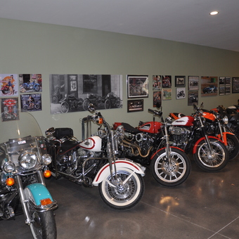 Classic Motorcycle Collection and Wall Art Display - Jason from Arroyo Grande, CA