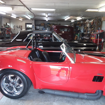 Classic Car Garage with Tool Storage and Lighting - Joe from Groveland, IL