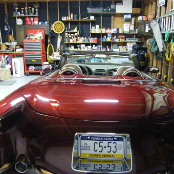 Classic Car and Organized Garage with Tools - Chip from Eagleville, PA