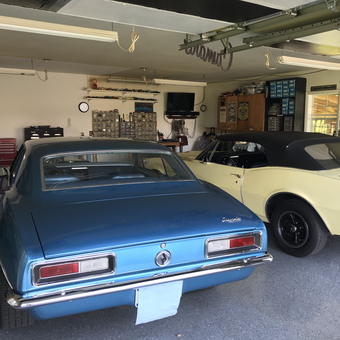 Classic Camaro Garage with Tool Storage and Decor - John from Waterloo, NY