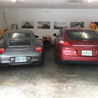 Porsche Carrera S and Panamera in Clean Garage - Danny from Highlands, NC
