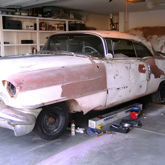Classic Car Restoration Garage With Tools and Shelving - Lamoine from Tucson, AZ