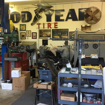 Organized Garage With Car Lift, Tool Carts, and Wall Art - Jack from Baltimore, MD