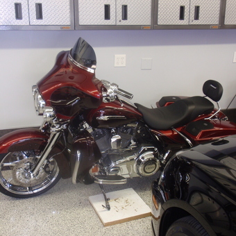 Custom Motorcycle and Garage Cabinets - Geo from Pittsburgh, PA