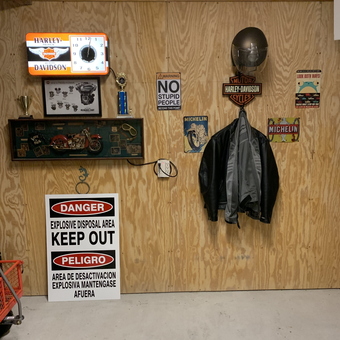 Harley-Davidson Decor and Signs Garage Wall - Cavedweller from MOBILE, AL